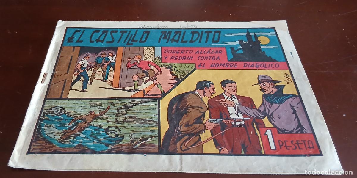 Tebeos: EL CASTILLO MALDITO - ROBERTO ALCAZAR Y PEDRIN - EDITORIAL VALENCIANA