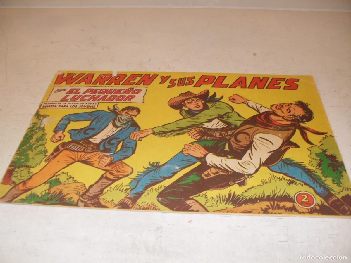 Tebeos: (ORIGINAL),EL PEQUE&Ntilde;O LUCHADOR N&ordm; 204,WARREN Y SUS PLANES,DE M.GAGO,DE 243.VALENCIANA1960