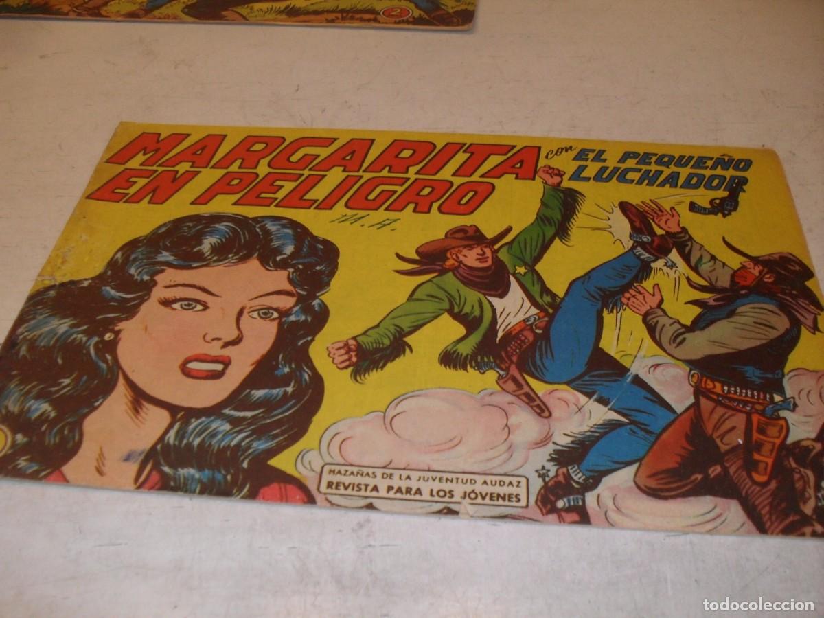 Tebeos: (ORIGINAL),EL PEQUE&Ntilde;O LUCHADOR N&ordm; 191,MARGARITA EN PELIGRO,DE M.GAGO,DE 243.VALENCIANA1960