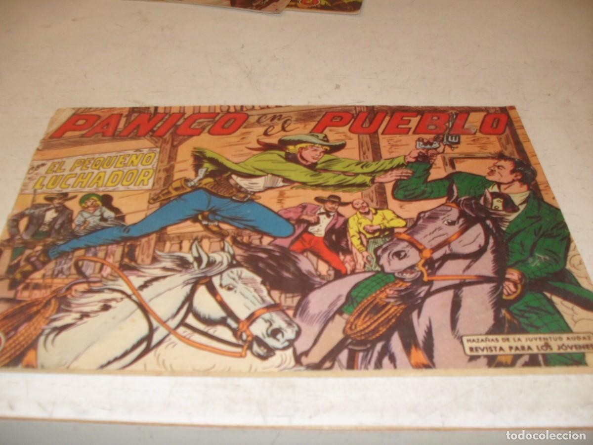 Tebeos: (ORIGINAL),EL PEQUE&Ntilde;O LUCHADOR N&ordm; 189,PANICO EN EL PUEBLO,DE M.GAGO,DE 243.VALENCIANA1960