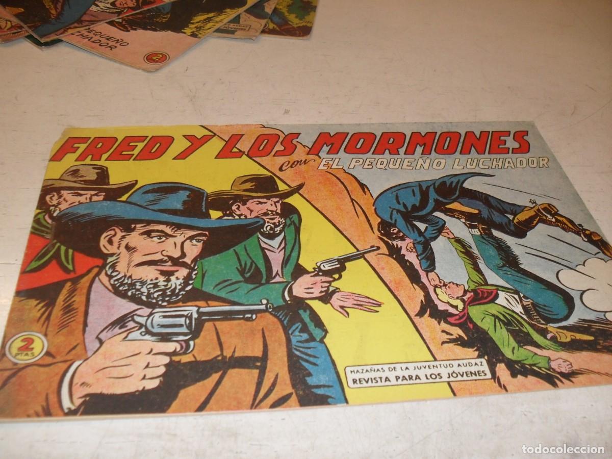 Tebeos: (ORIGINAL),EL PEQUE&Ntilde;O LUCHADOR N&ordm; 134,FRED Y LOS MORMONES,DE 243.VALENCIANA1960
