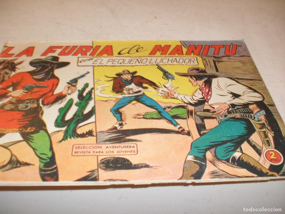 Tebeos: (ORIGINAL),EL PEQUE&Ntilde;O LUCHADOR N&ordm; 102,LA FURIA DE MANITU,DE 243.VALENCIANA1960