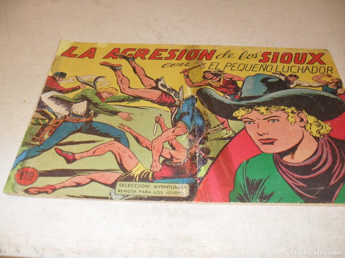 Tebeos: (ORIGINAL),EL PEQUE&Ntilde;O LUCHADOR N&ordm; 77,LA AGRESION DE LOS SIOUX,DE 243.VALENCIANA1960
