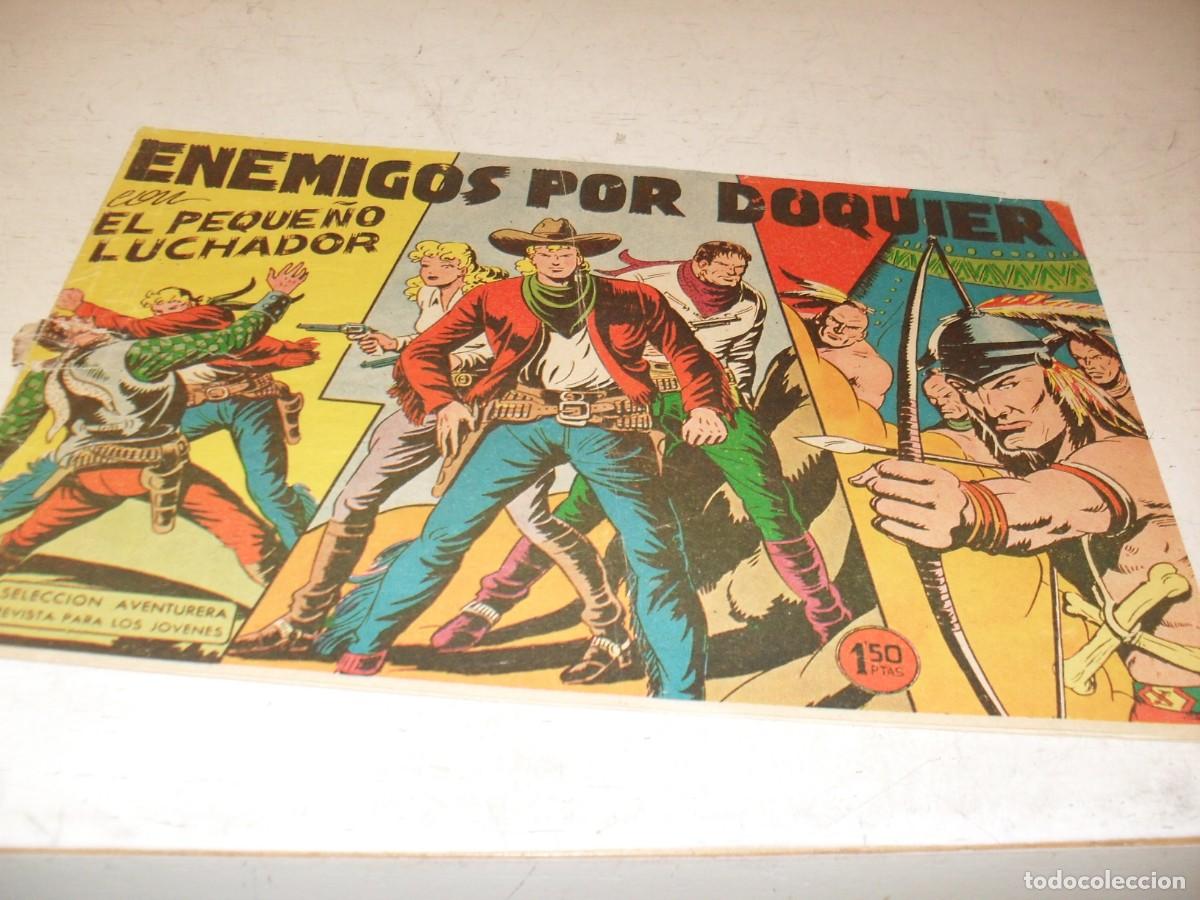 Tebeos: (ORIGINAL),EL PEQUE&Ntilde;O LUCHADOR N&ordm; 70,ENEMIGOS POR DOQUIER,DE 243.VALENCIANA1960
