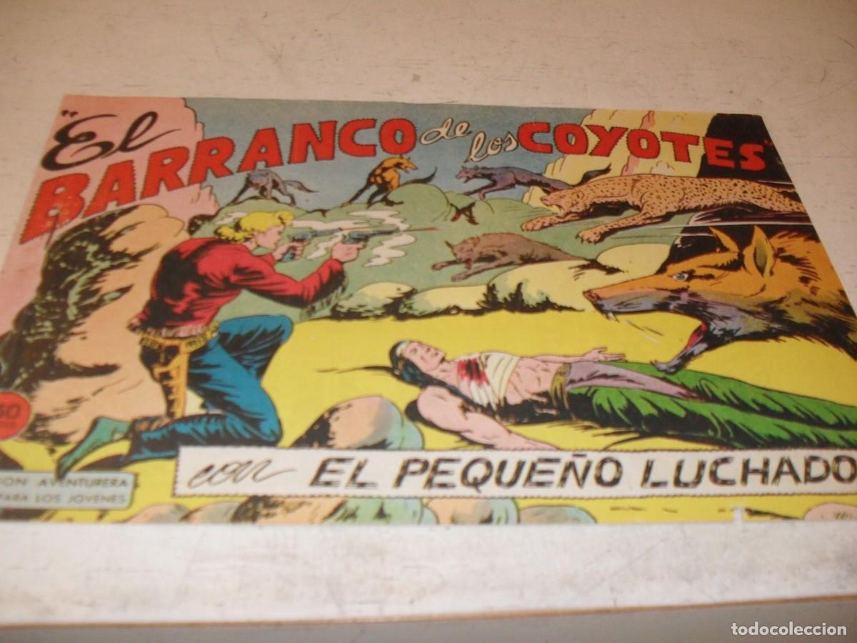 Tebeos: (ORIGINAL),EL PEQUE&Ntilde;O LUCHADOR N&ordm; 59,EL BARRANCO DE LOS COYOTES,DE 243.VALENCIANA1960