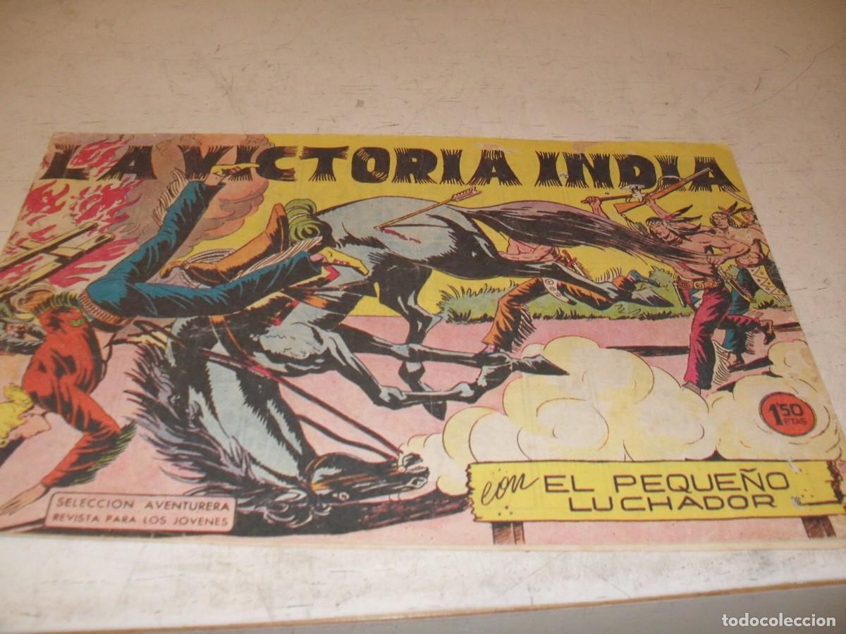 Tebeos: (ORIGINAL),EL PEQUE&Ntilde;O LUCHADOR N&ordm; 56,LA VICTORIA INDIA,DE 243.VALENCIANA1960