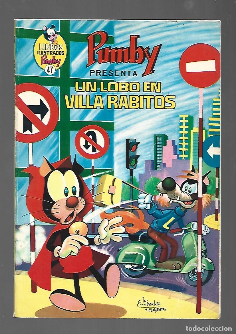 Tebeos: Libros ilustradpos Pumby, 47: un lobo en villa Ravitos, 1972, Valenciana, muy buen estado