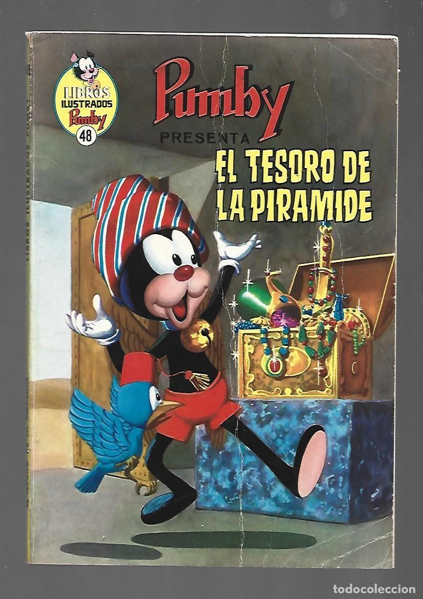 Tebeos: Libros ilustradpos Pumby, 48: el tesoro de la piramide, 1972, Valenciana, buen estado