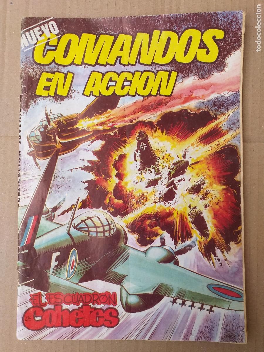Tebeos: NUEVO COMANDOS EN ACCI&Oacute;N - N&ordm; 8 - ULTIMO NUMERO DE LA COLECCION - 1983 EDITORIAL VALENCIANA, S. A.
