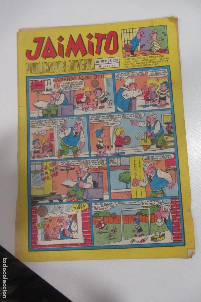 Tebeos: AIMITO N&ordm; 1216 BOLITA HACIENTO ALGO UTIL EDITORIAL VALENCIANA 1973 KARPA ARX280
