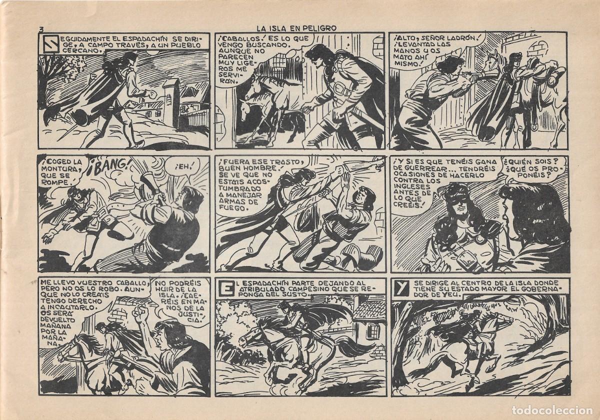 Tebeos: EL ESPADACHIN ENMASCARADO - 2&ordf; ED - N&ordm; 8 - EN PODER DEL VERDUGO - NO FACSIMIL!!! - Foto 2