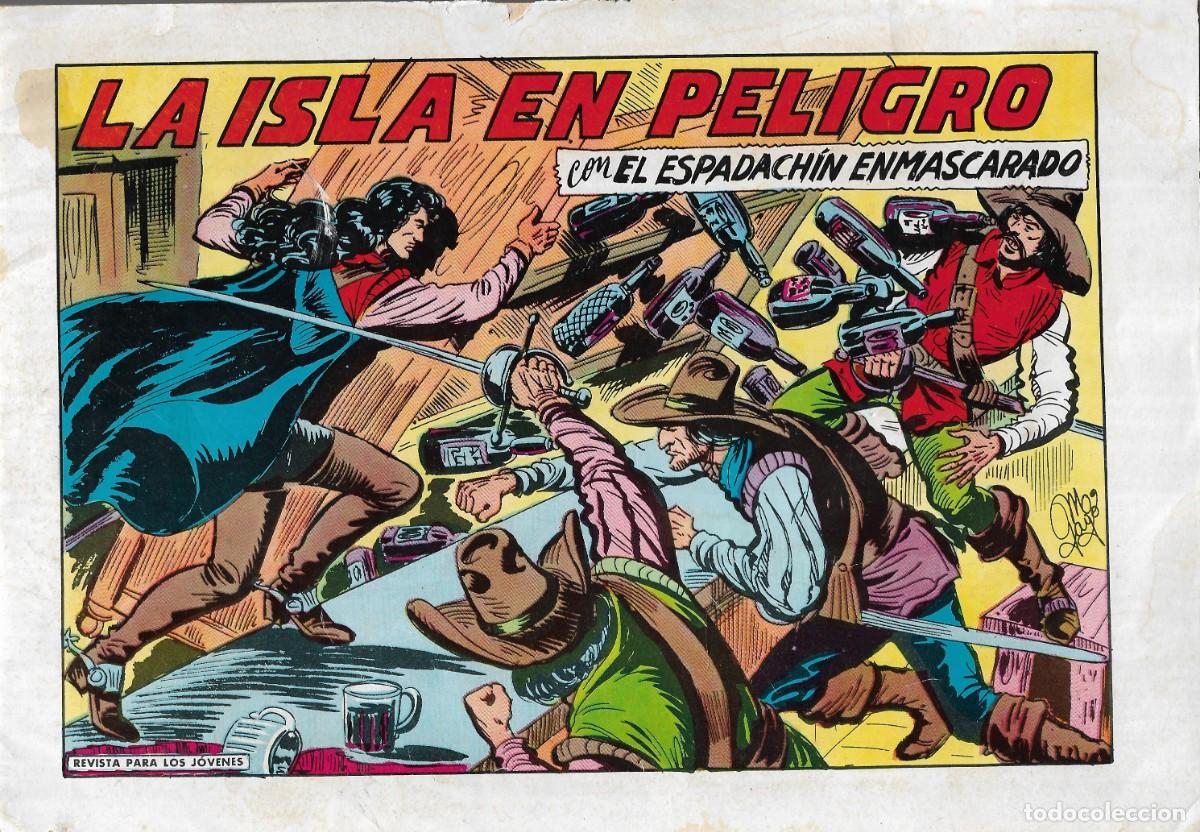Tebeos: EL ESPADACHIN ENMASCARADO - 2&ordf; ED - N&ordm; 82 - LA ISLA EN PELIGRO - Edt. VALENCIANA, 1982,V.Original.