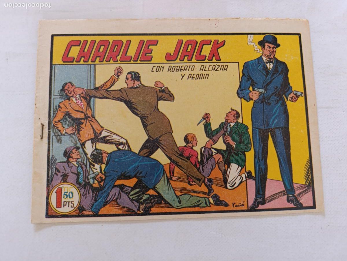 Tebeos: ROBERTO ALCAZAR Y PEDRIN N&ordm; 151 - CHARLIE JACK - ORIGINAL - VALENCIANA (HU)