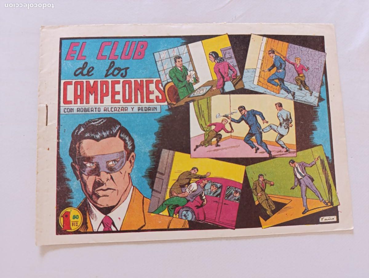 Tebeos: ROBERTO ALCAZAR Y PEDRIN N&ordm; 168 - EL CLUB DE LOS CAMPEONES - ORIGINAL - VALENCIANA (HU)