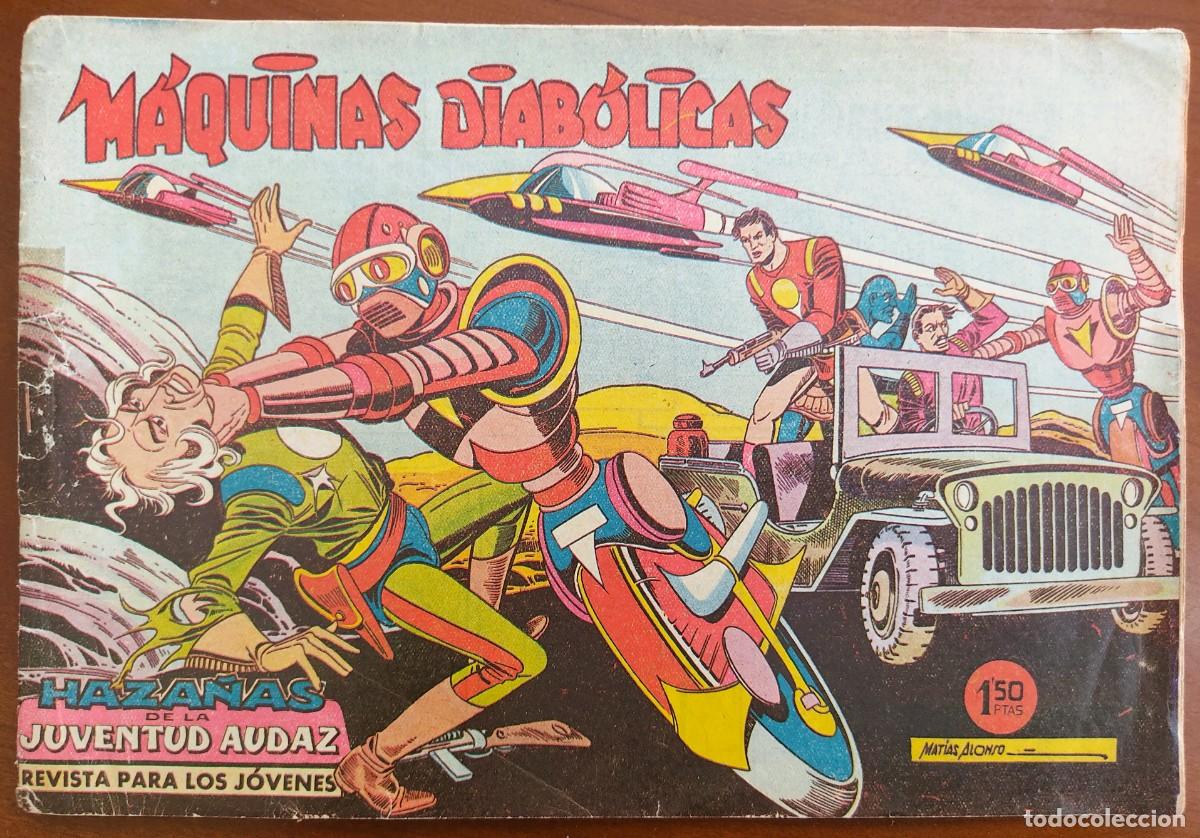 Comics: HAZA&Ntilde;AS DE LA JUVENTUD AUDAZ N&ordm; 7 - EDITORIAL VALENCIANA - ORIGINAL DE &Eacute;POCA