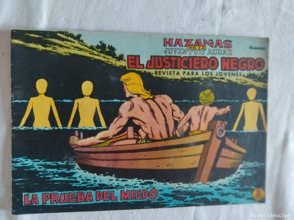 Tebeos: EL JUSTICIERO NEGRO N&ordm; 5. EDITORA VALENCIANA 1965.
