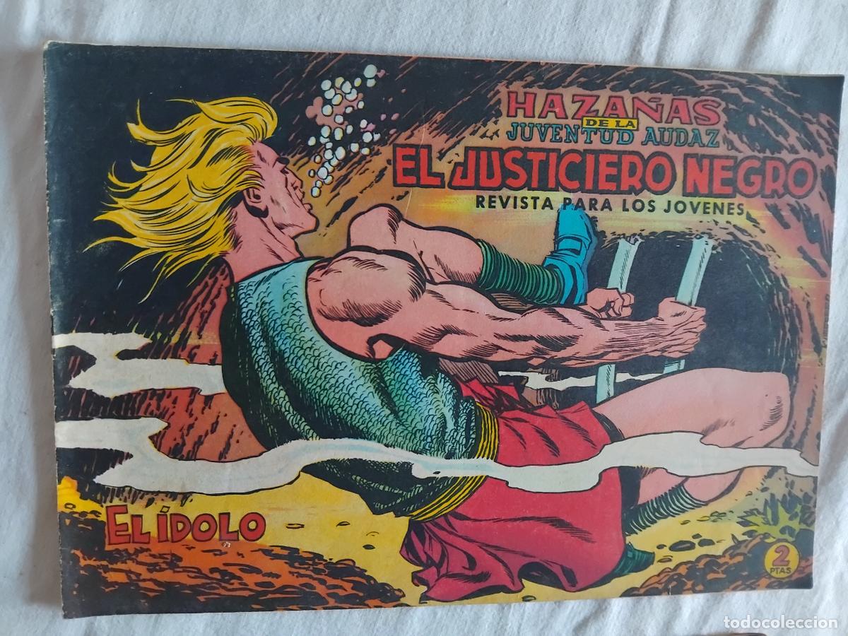 Tebeos: EL JUSTICIERO NEGRO N&ordm; 9. EDITORA VALENCIANA 1965.