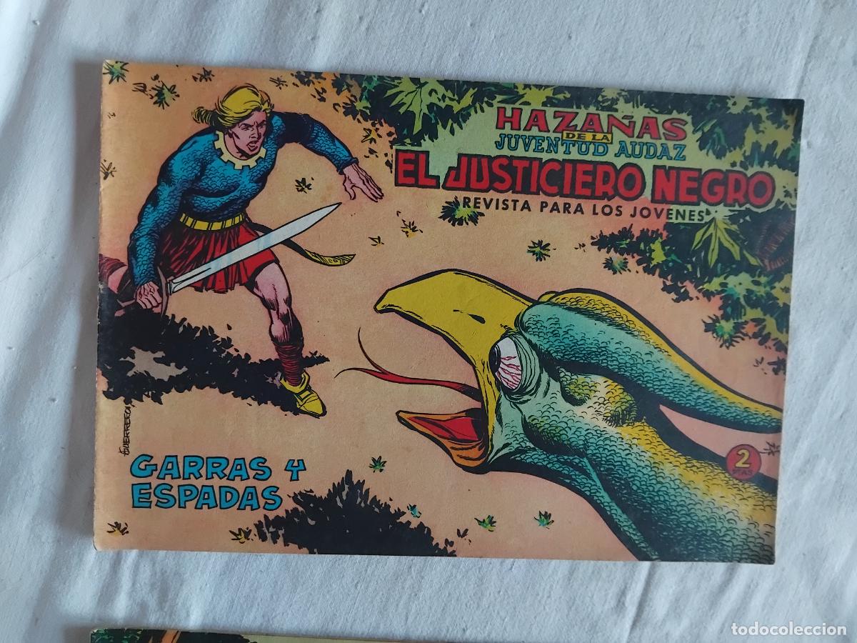 Tebeos: EL JUSTICIERO NEGRO N&ordm; 11. EDITORA VALENCIANA 1965.