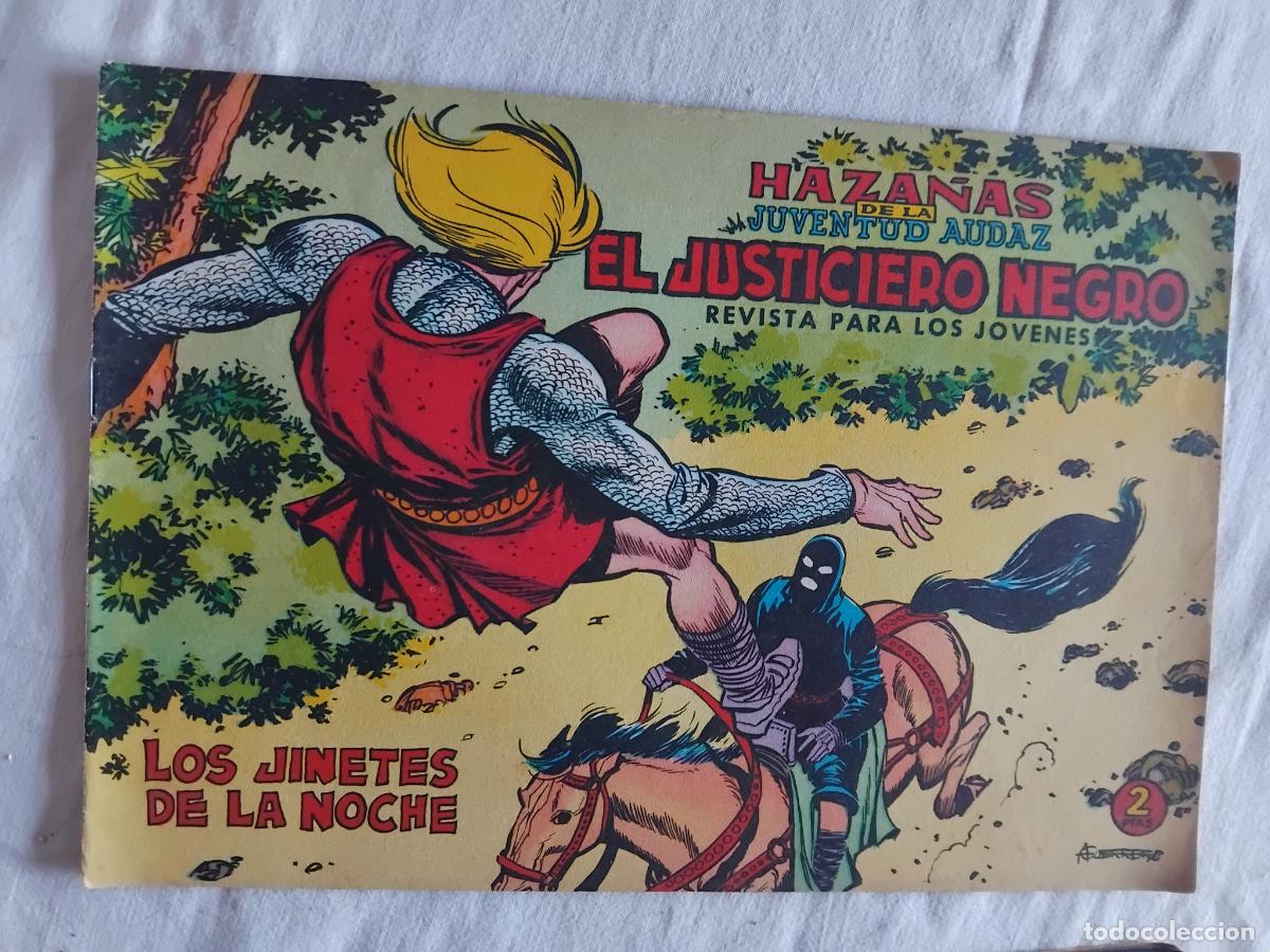 Tebeos: EL JUSTICIERO NEGRO N&ordm; 12. EDITORA VALENCIANA 1965.