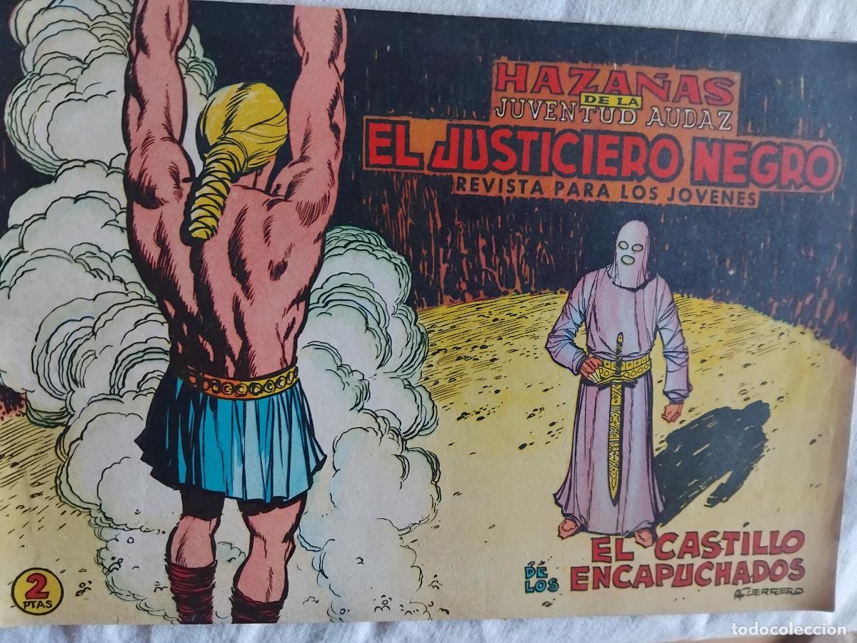 Tebeos: EL JUSTICIERO NEGRO N&ordm; 13. EDITORA VALENCIANA 1965.