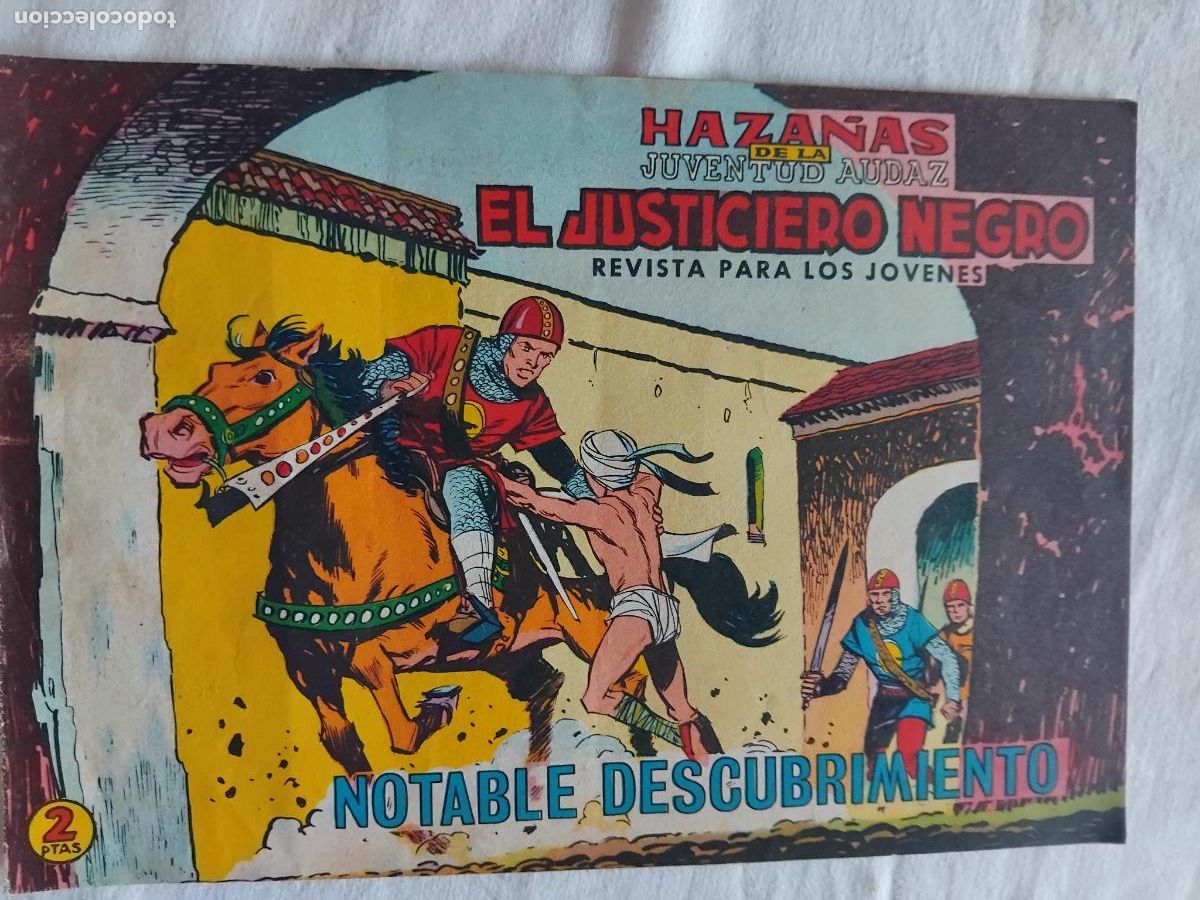 Tebeos: EL JUSTICIERO NEGRO N&ordm; 17. EDITORA VALENCIANA 1965.