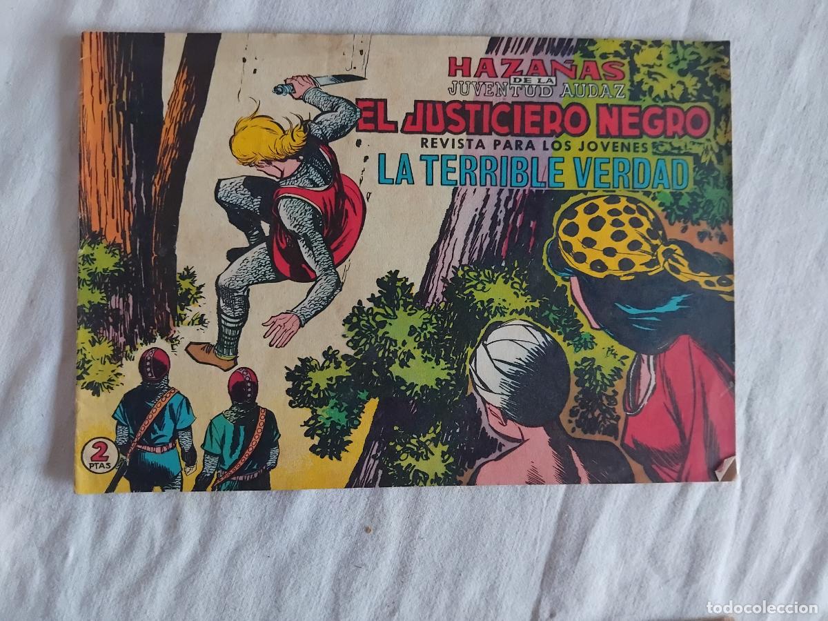 Tebeos: EL JUSTICIERO NEGRO N&ordm; 20. EDITORA VALENCIANA 1966.