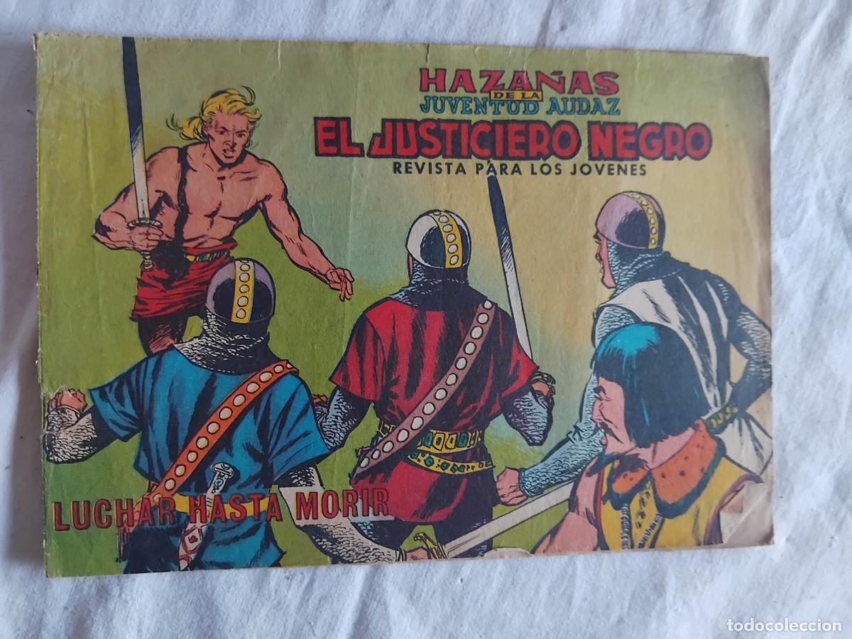 Tebeos: EL JUSTICIERO NEGRO N&ordm; 23. EDITORA VALENCIANA 1966.