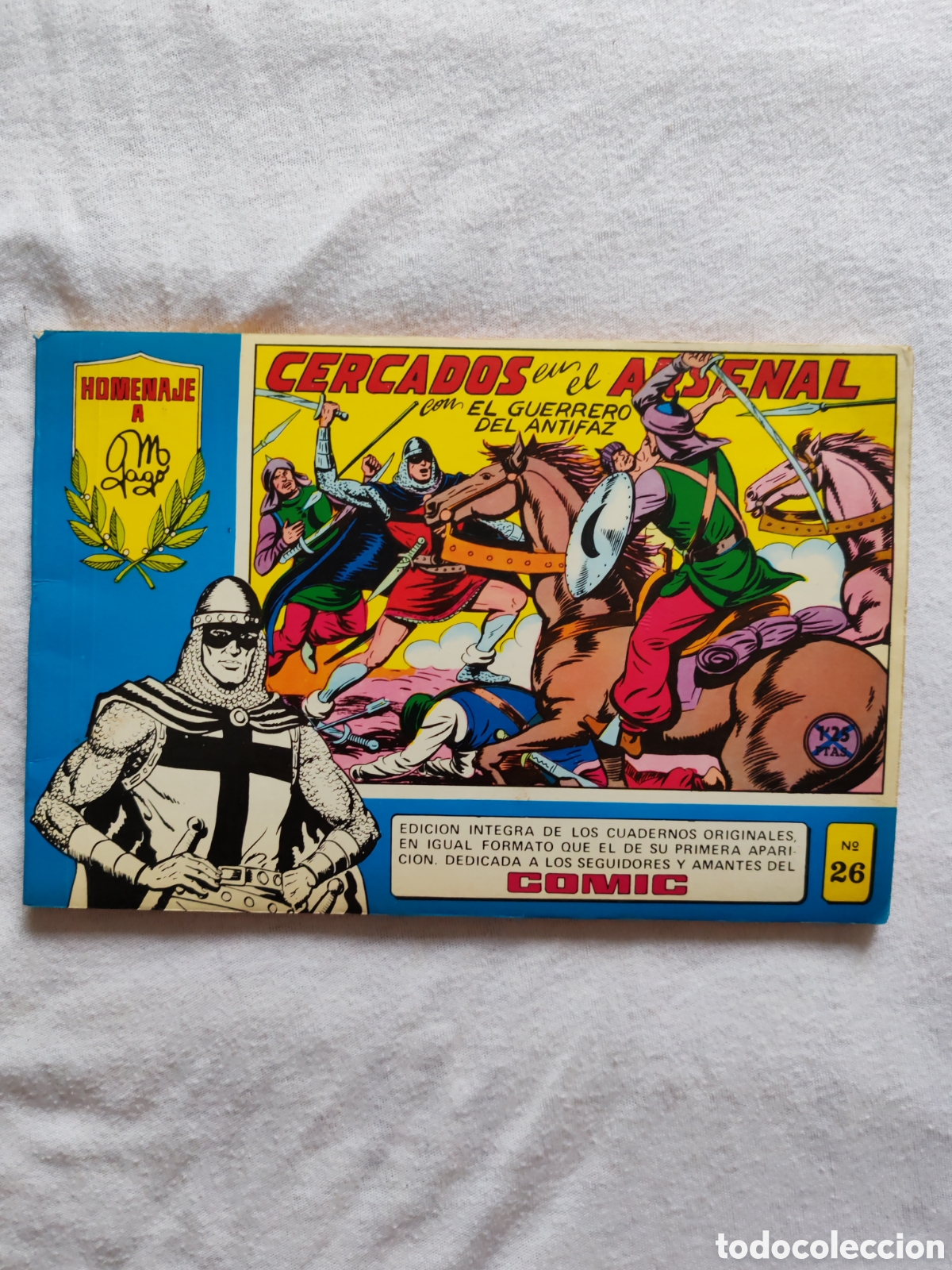 Tebeos: Comic el Guerrero del antifaz num. 26 Cercados en el Arsenal