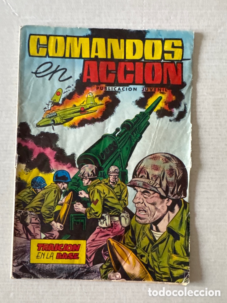 Tebeos: COMANDOS EN ACCI&Oacute;N #23 - Traici&oacute;n en la base - VALENCIANA &laquo;Infrecuente&raquo;
