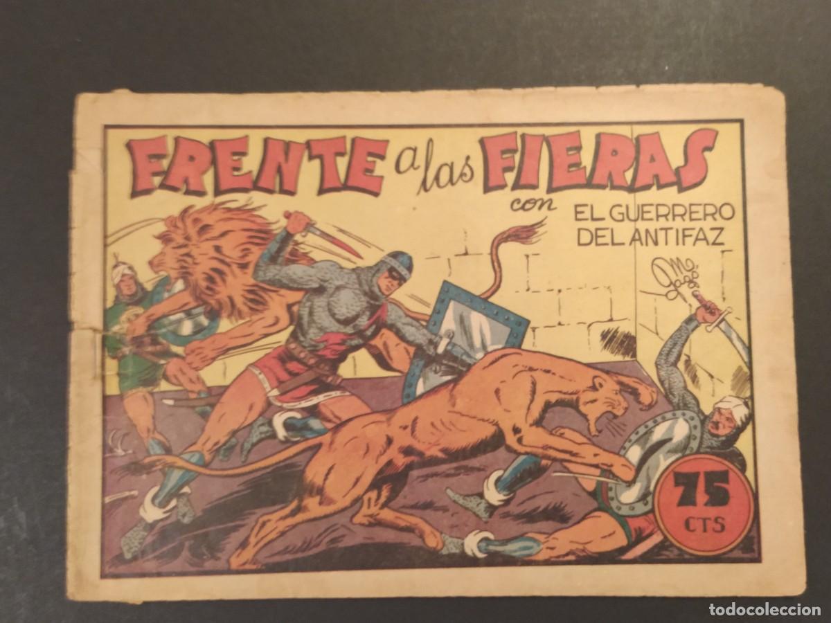 Tebeos: EL GUERRERO DEL ANTIFAZ - FRENTE A LAS FIERAS - EDIT VALENCIANA - COMIC ANTIGUO ORIGINAL -VER FOTOS