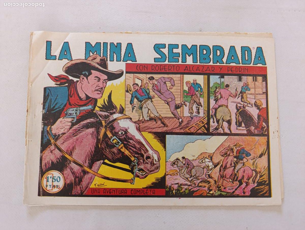 Tebeos: ROBERTO ALCAZAR Y PEDRIN N&ordm; 194 - LA MINA SEMBRADA - VALENCIANA - ORIGINAL (HU)