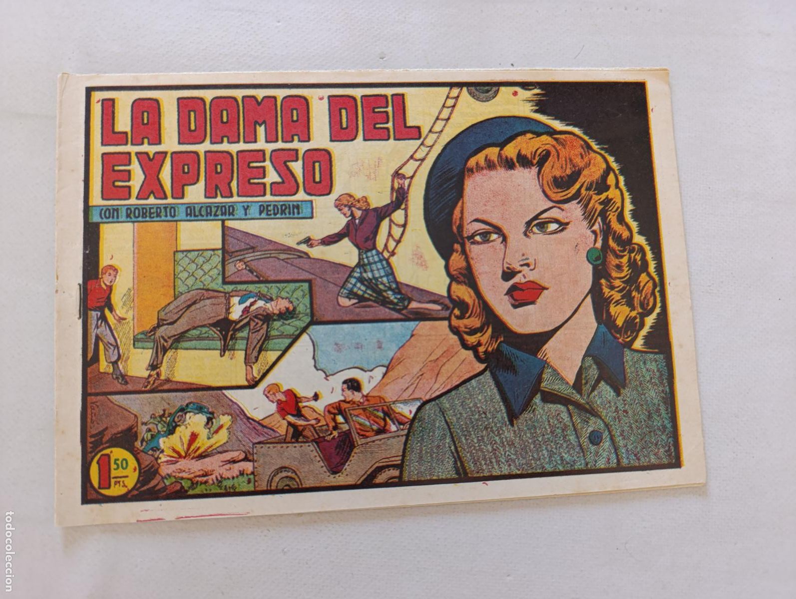 Tebeos: ROBERTO ALCAZAR Y PEDRIN N&ordm; 249 - LA DAMA DEL EXPRESO - VALENCIANA - ORIGINAL (HU)