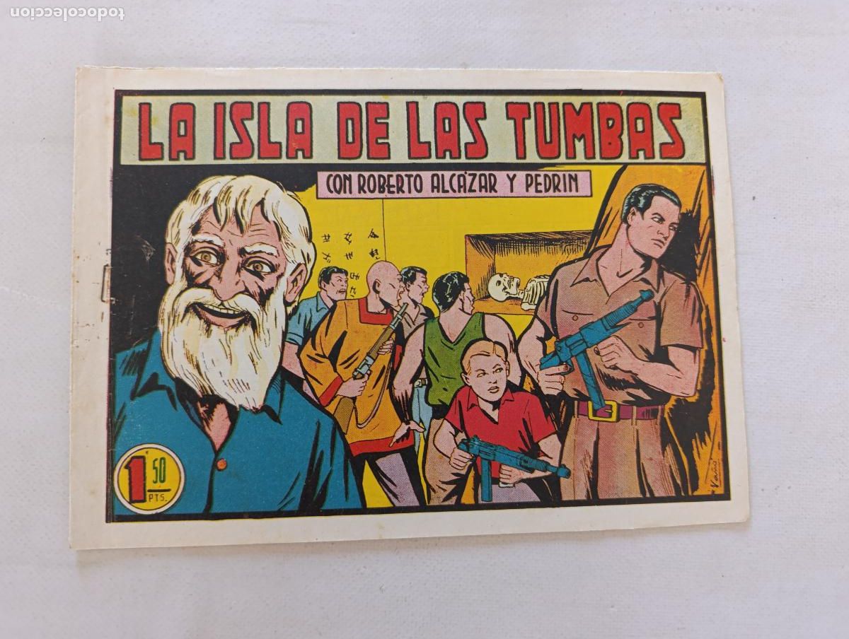 Tebeos: ROBERTO ALCAZAR Y PEDRIN N&ordm; 256 - LA ISLA DE LAS TUMBAS - VALENCIANA - ORIGINAL (HU)