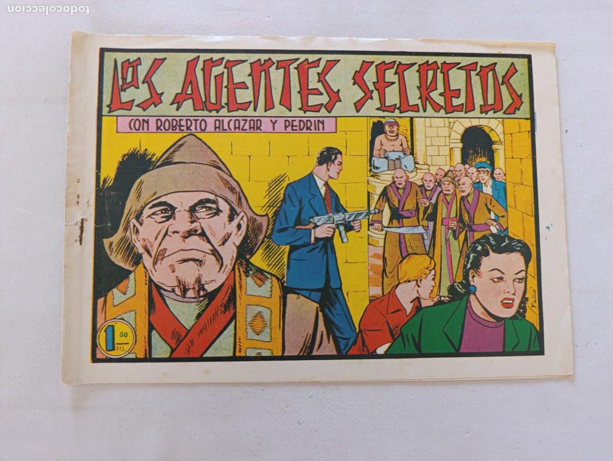 Tebeos: ROBERTO ALCAZAR Y PEDRIN N&ordm; 261 - LOS AGENTES SECRETOS - VALENCIANA - ORIGINAL (HU)