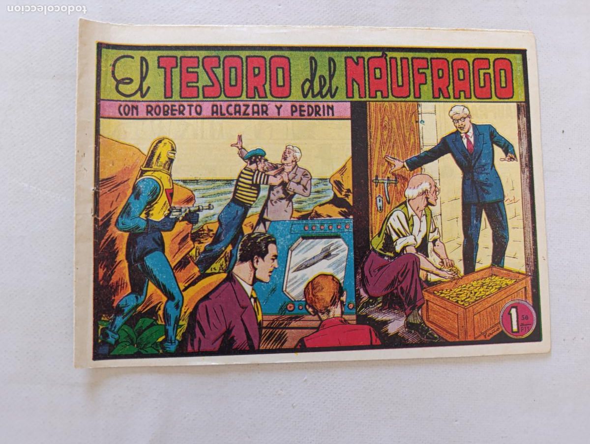 Tebeos: ROBERTO ALCAZAR Y PEDRIN N&ordm; 283 - EL TESORO DEL NAUFRAGO - VALENCIANA - ORIGINAL (HU)