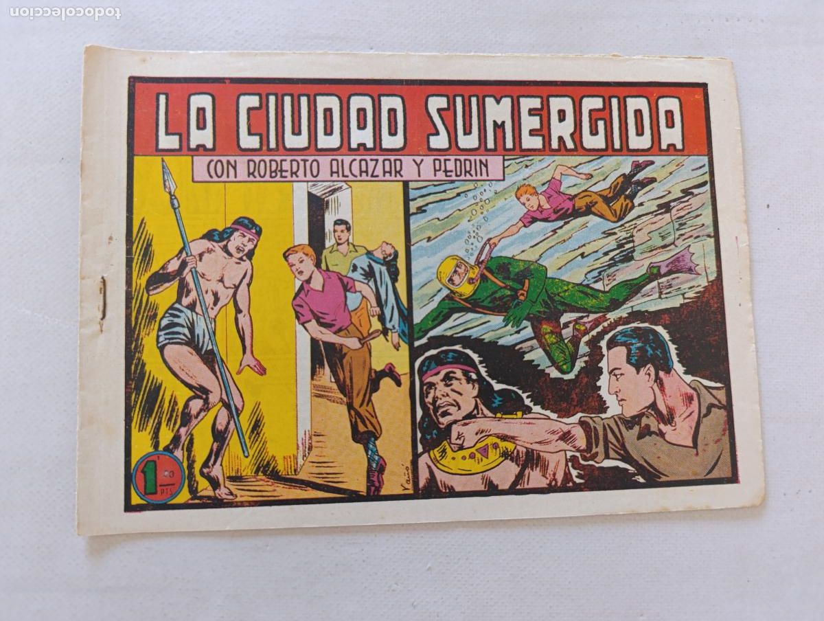 Tebeos: ROBERTO ALCAZAR Y PEDRIN N&ordm; 292 - LA CIUDAD SUMERGIDA - VALENCIANA - ORIGINAL (HU)
