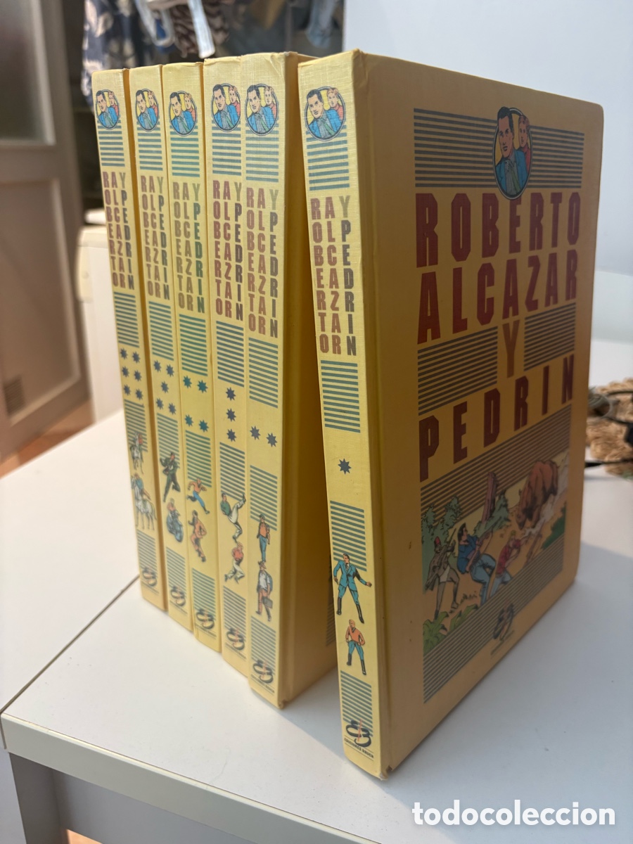 Tebeos: Roberto alcazar y Pedrin &bull; Colecci&oacute;n c&oacute;mic Completa &bull; 6 Tomos