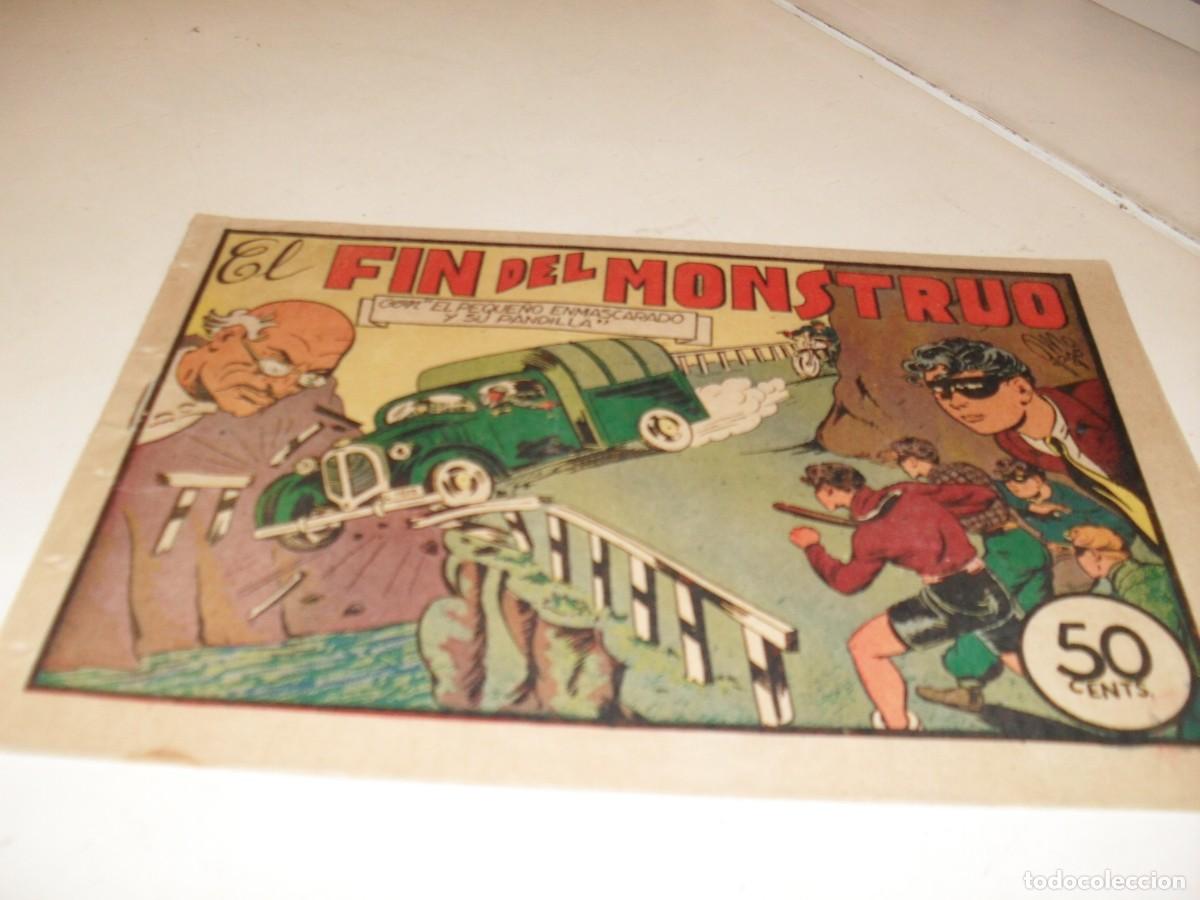 Tebeos: (ORIGINAL),LA PANDILLA DE LOS 7 N&ordm; 10,EL FIN DEL MONSTRUO,DE M.GAGO.VALENCIANA,1946