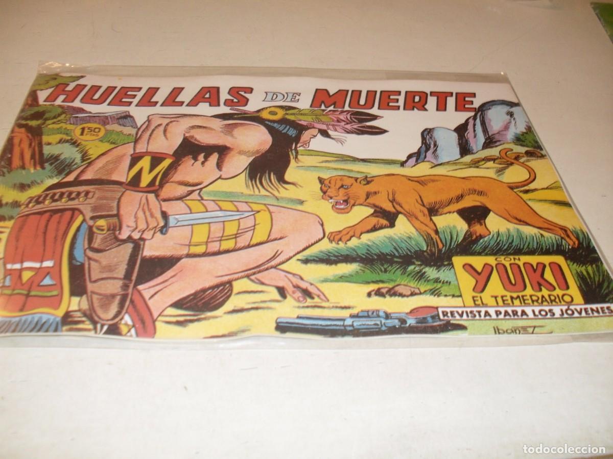 Tebeos: (FACSIMIL),YUKI EL TEMERARIO N&ordm; 46,HUELLAS DE MUERTE,DE 112.VALENCIANA,1958