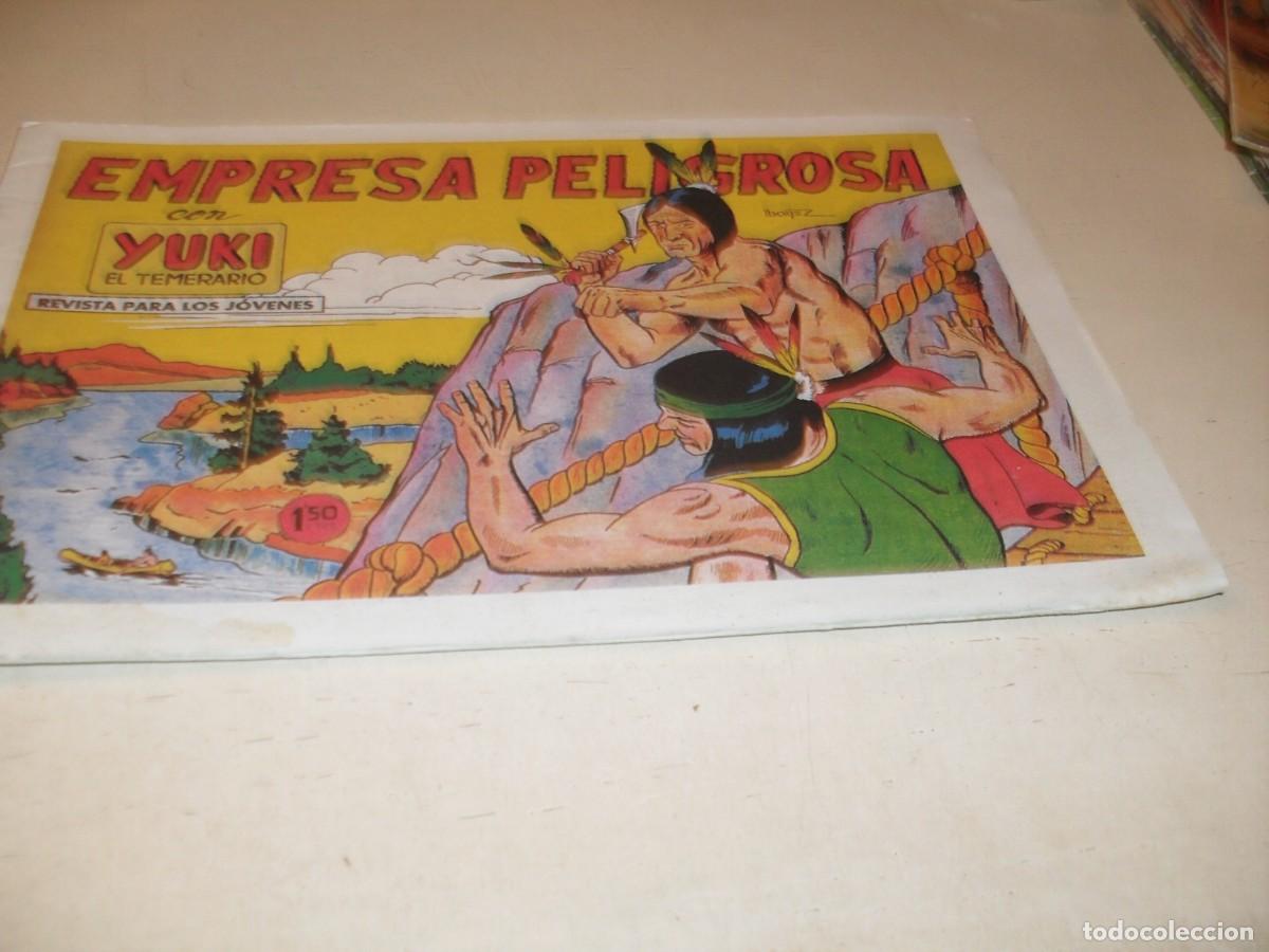 Tebeos: (FACSIMIL),YUKI EL TEMERARIO N&ordm; 33,EMPRESA PELIGROSA,DE 112.VALENCIANA,1958