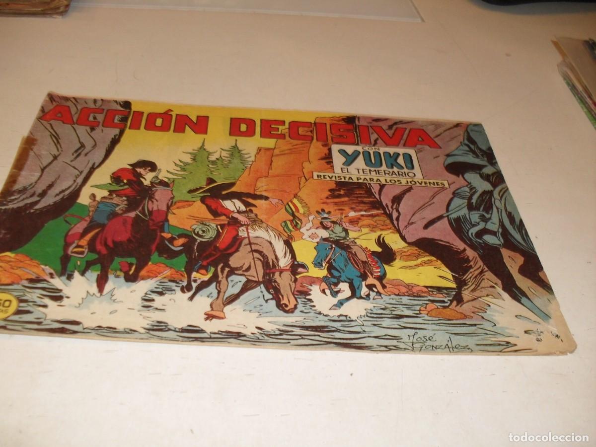 Tebeos: (ORIGINAL),YUKI EL TEMERARIO N&ordm; 41,ACCION DECISIVA,DE JOSE GONZALEZ,DE 112.VALENCIANA,1958