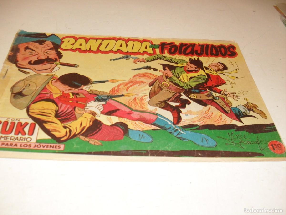 Tebeos: (ORIGINAL),YUKI EL TEMERARIO N&ordm; 40,BANDADA DE FORAJIDOS,DE JOSE GONZALEZ,DE 112.VALENCIANA,1958