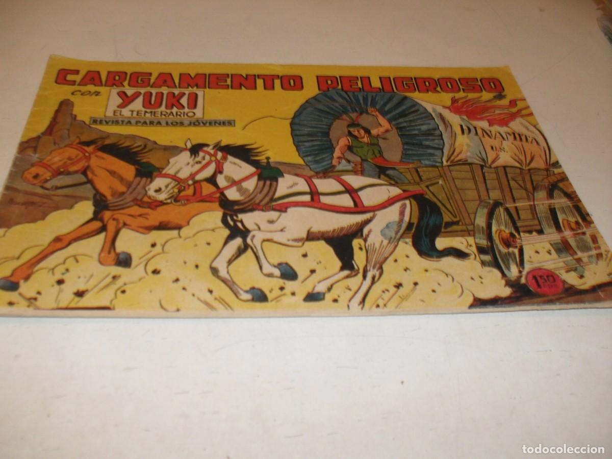 Tebeos: (ORIGINAL),YUKI EL TEMERARIO N&ordm; 27,CARGAMENTO PELIGROSO,DE J.GONZALEZ,DE 112.VALENCIANA,1958