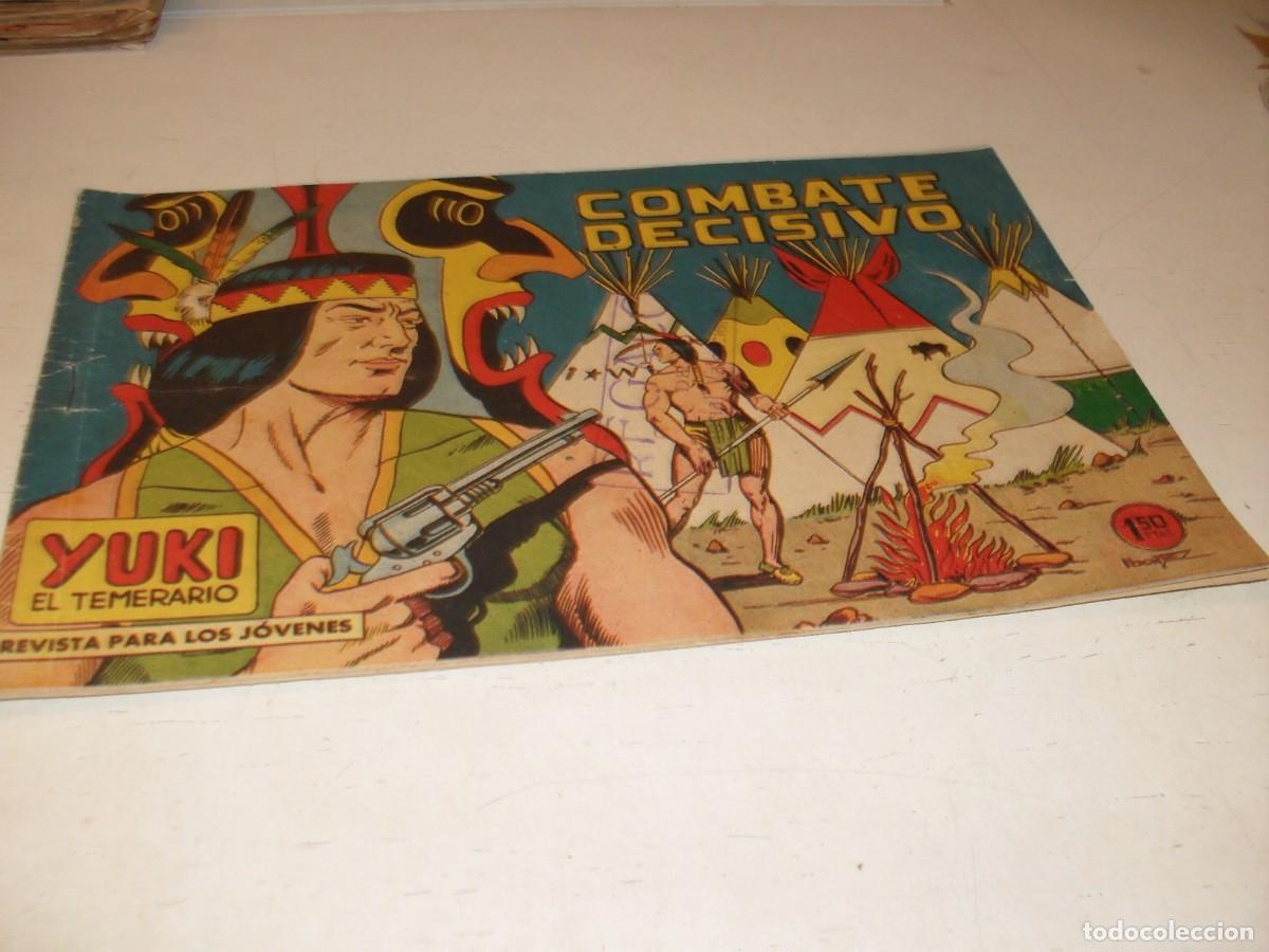 Tebeos: (ORIGINAL),YUKI EL TEMERARIO N&ordm; 26,COMBATE DECISIVO,DE J.GONZALEZ,DE 112.VALENCIANA,1958