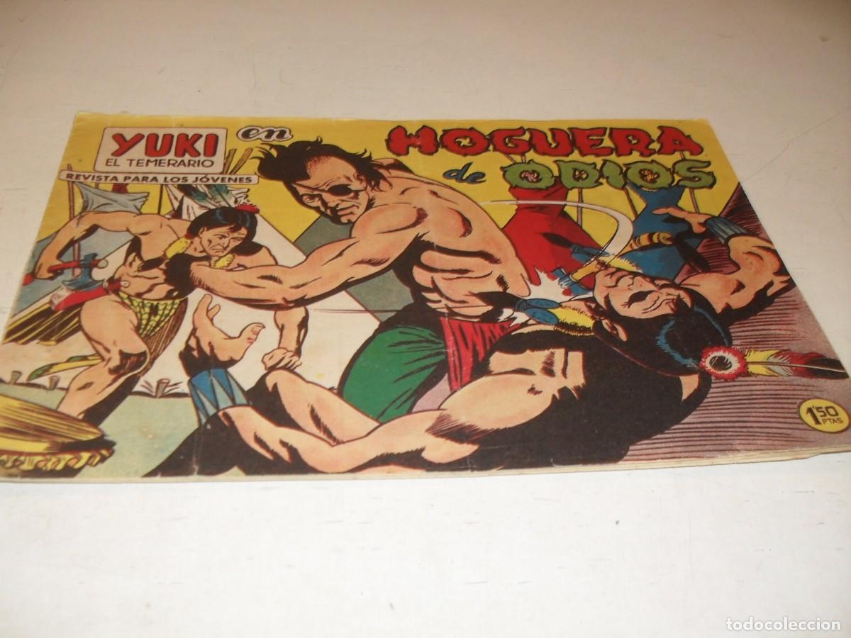 Tebeos: (ORIGINAL),YUKI EL TEMERARIO N&ordm; 18,HOGUERA DE ODIOS,DE J.GONZALEZ,DE 112.VALENCIANA,1958