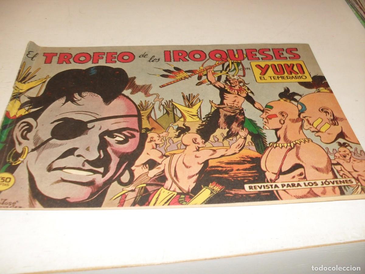 Tebeos: (ORIGINAL),YUKI EL TEMERARIO N&ordm; 12,EL TROFEO DE LOS IROQUESES,DE J.GONZALEZ,DE 112.VALENCIANA,1958