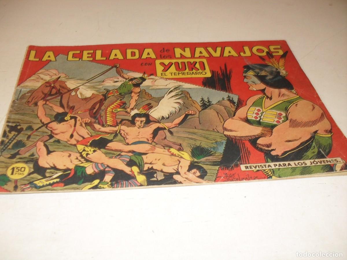 Tebeos: (ORIGINAL),YUKI EL TEMERARIO N&ordm; 10,LA CELADA DE LOS NAVAJOS,DE J.GONZALEZ,DE 112.VALENCIANA,1958