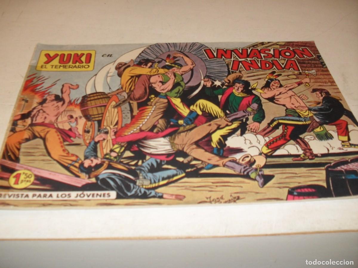 Tebeos: (ORIGINAL),YUKI EL TEMERARIO N&ordm; 4,INVASION INDIA,DE J.GONZALEZ,DE 112.VALENCIANA,1958