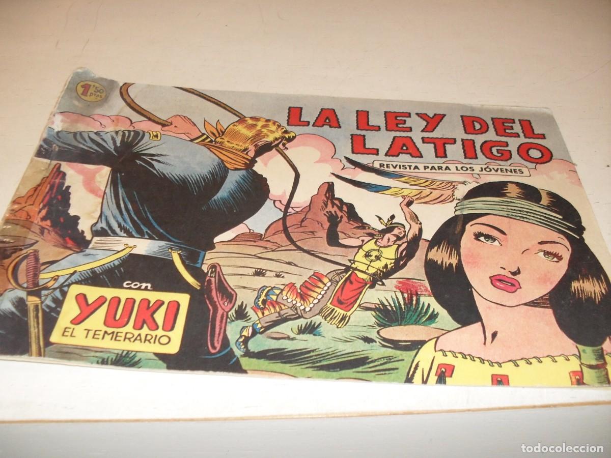 Tebeos: (ORIGINAL),YUKI EL TEMERARIO N&ordm; 3,LA LEY DEL LATIGO,DE J.GONZALEZ,DE 112.VALENCIANA,1958