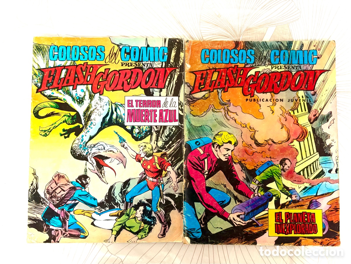 Tebeos: Flash Gordon - Lote 2 Tebeos - Colosos Del C&oacute;mic (1979-1981) - Dan Barry